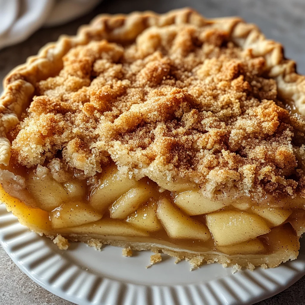 Dutch Apple Pie (with a Buttery Crumb Topping)