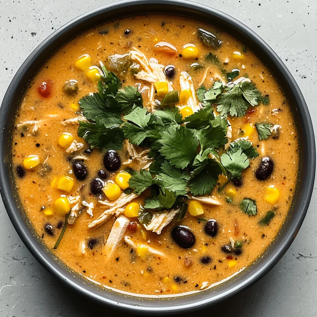 Easy Chicken, Poblano, and Black Bean Soup (Small Batch)