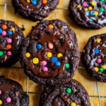 Fudgy Cosmic Brownie Cookies