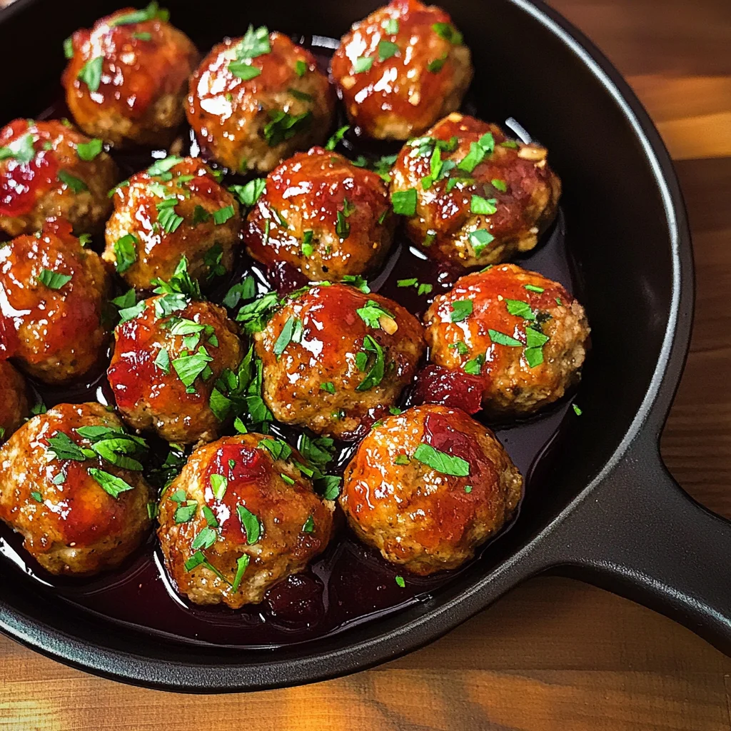 Harvest Turkey Meatballs with Cranberry Glaze: A Must-Try Delight!