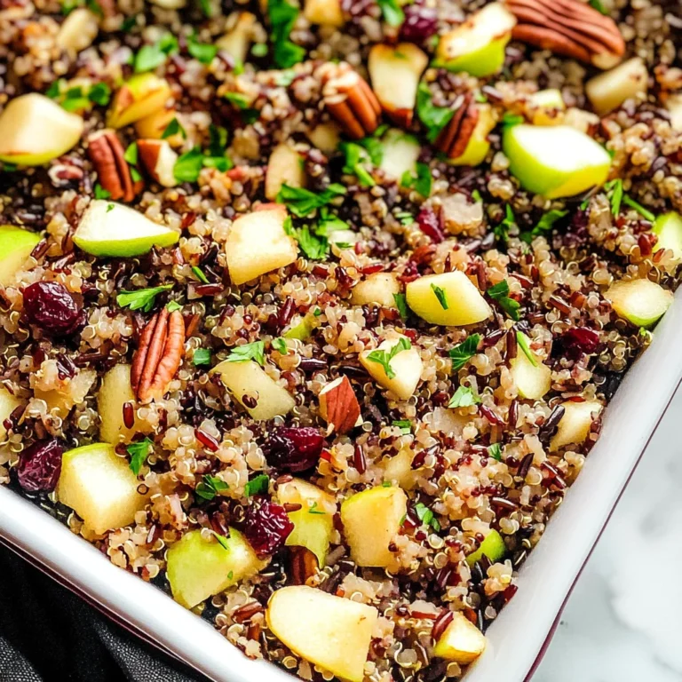 Herbed Wild Rice Quinoa Stuffing