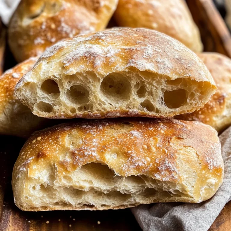 Homemade Ciabatta Bread Recipe