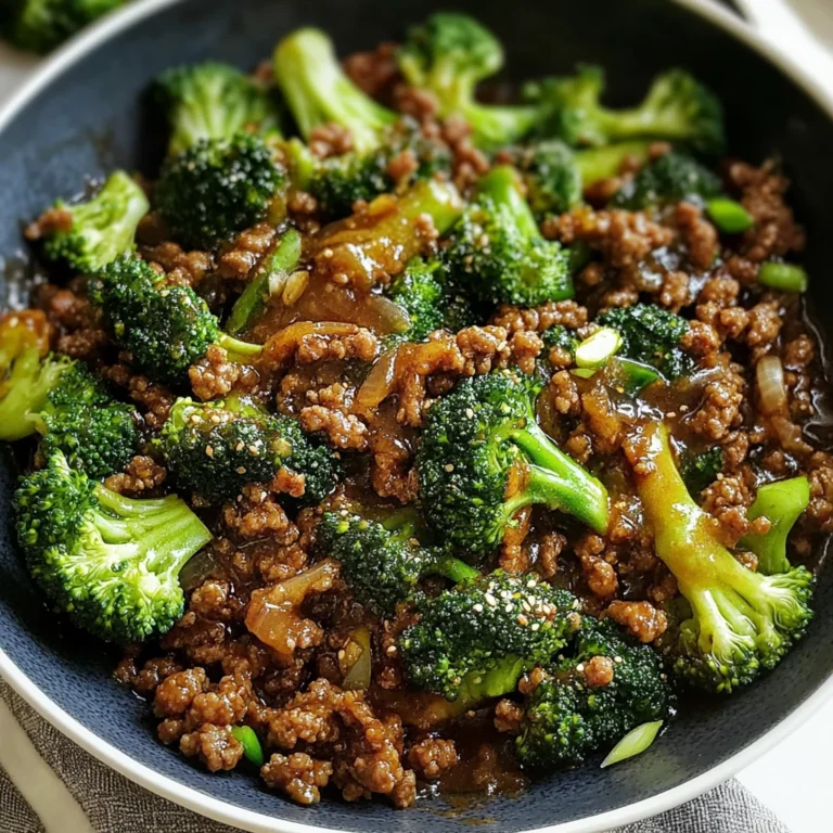 Honey Garlic Ground Beef and Broccoli – A Quick and Flavorful Stir-Fry