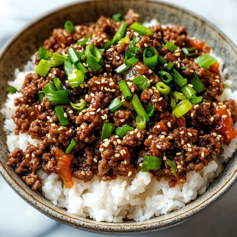 Korean Ground Beef Bowl (25-Minutes)