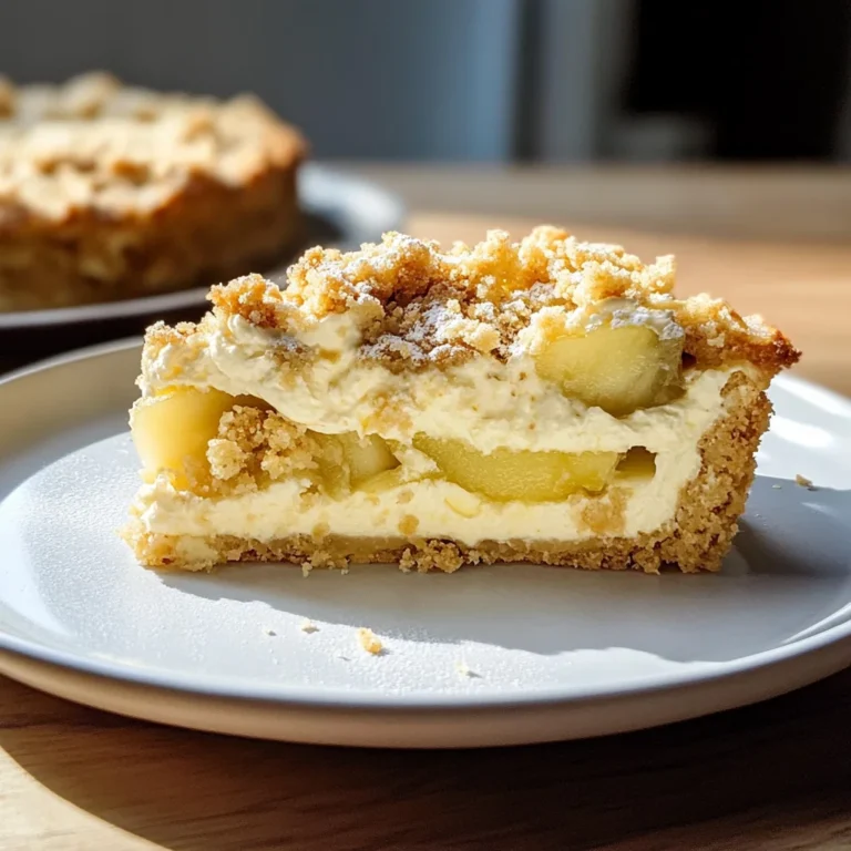 Mascarpone Apple Crumble Torta