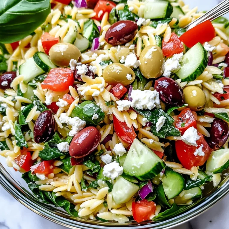 Mediterranean Orzo Salad Recipe