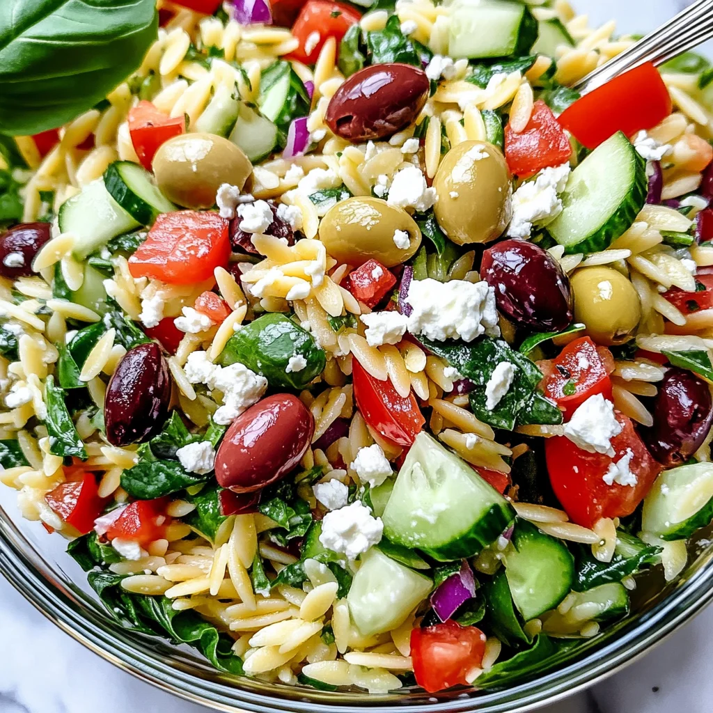 Mediterranean Orzo Salad Recipe