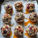 Mini Cranberry Pecan Goat Cheese Balls