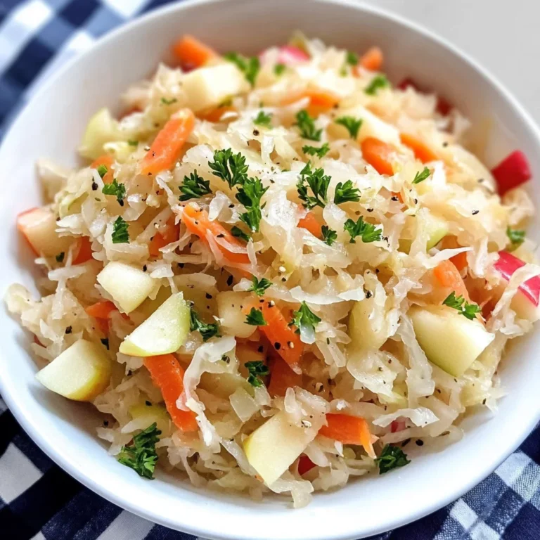 Old Fashion Sauerkraut Salad
