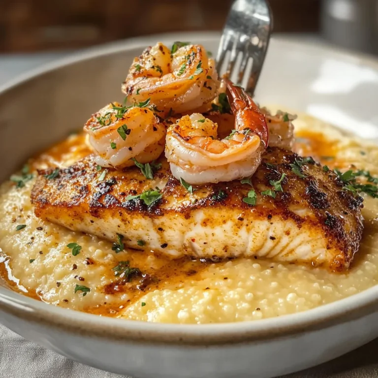 Red Snapper Shrimp Grits Cajun