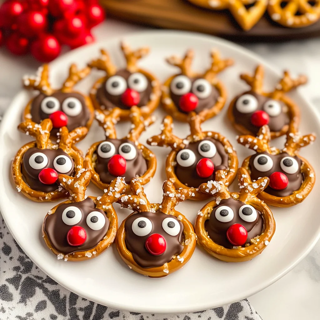 Reindeer Pretzels
