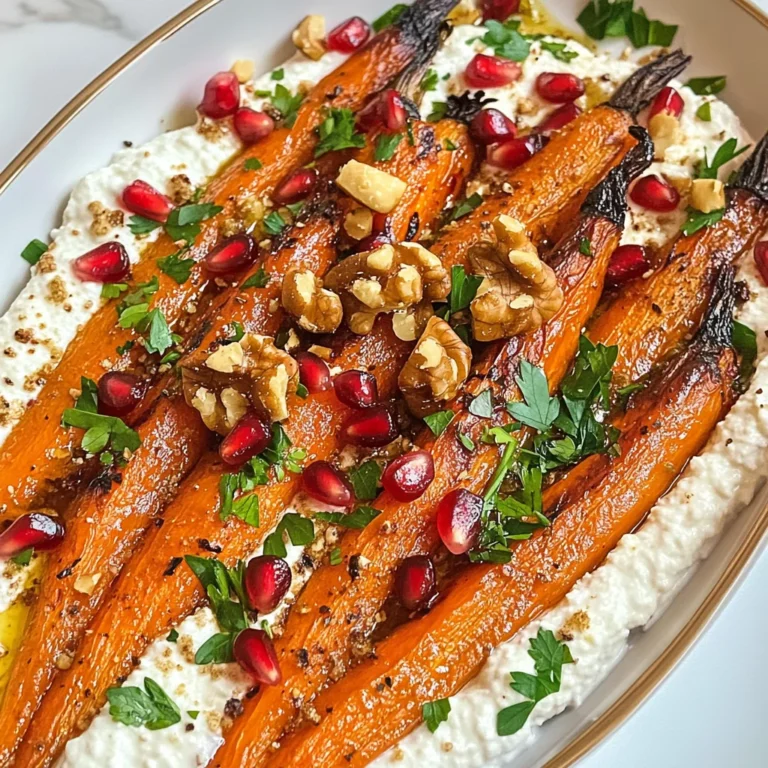 Roasted Carrots with Vegan Ricotta