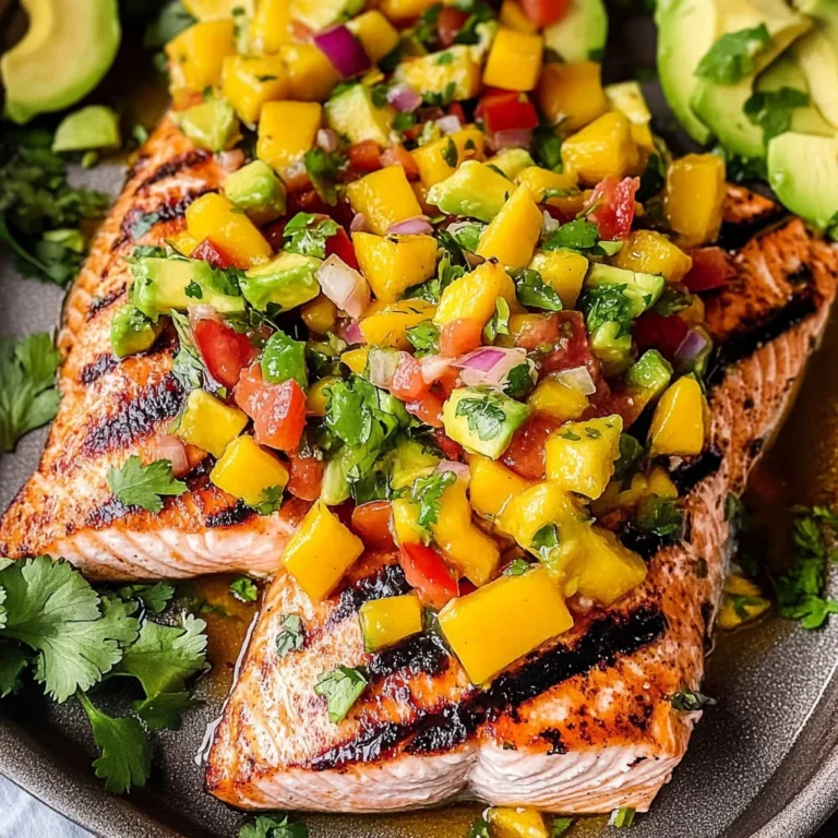 Salmon with Mango Salsa