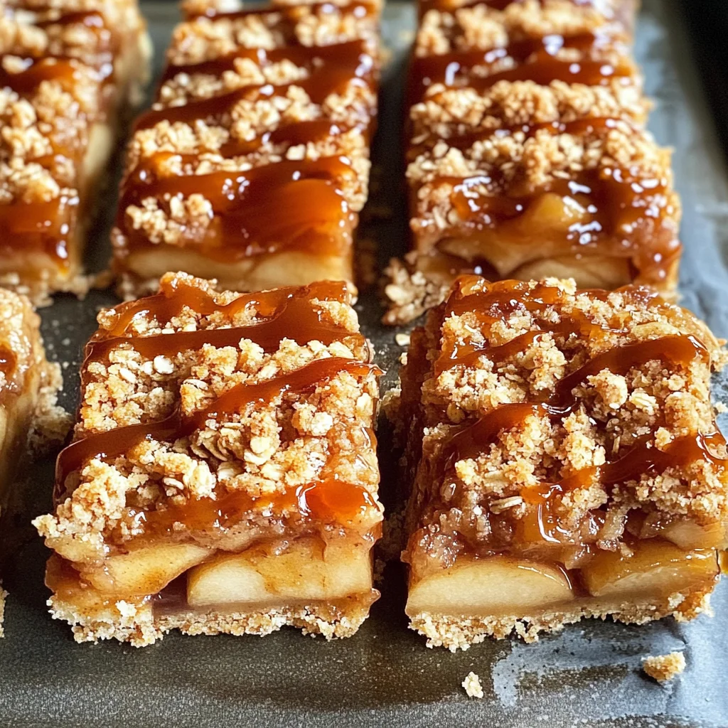Salted Caramel Apple Pie Bars