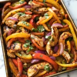 Sheet Pan Chicken Fajitas
