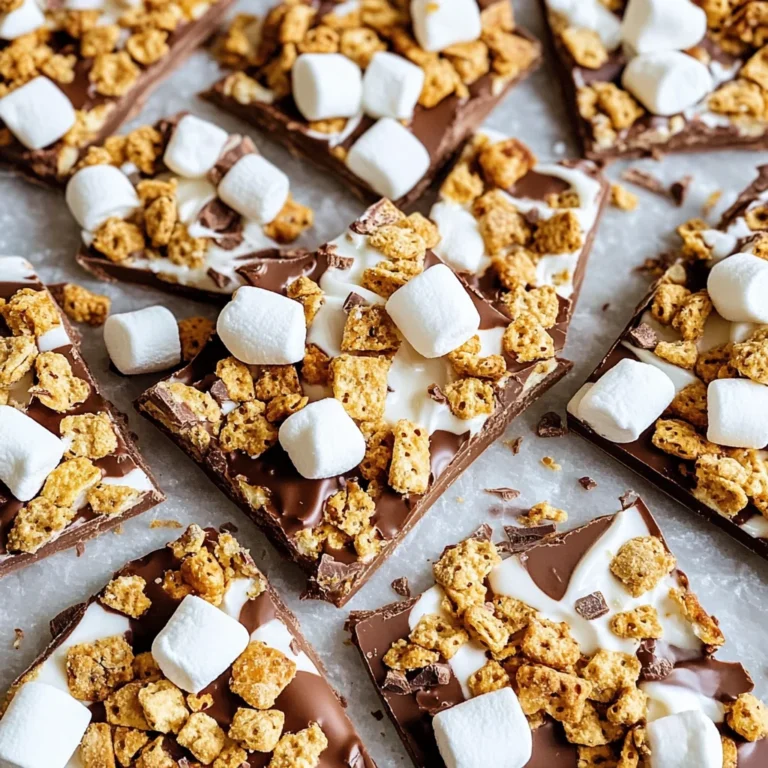 S’mores Bark With Golden Grahams