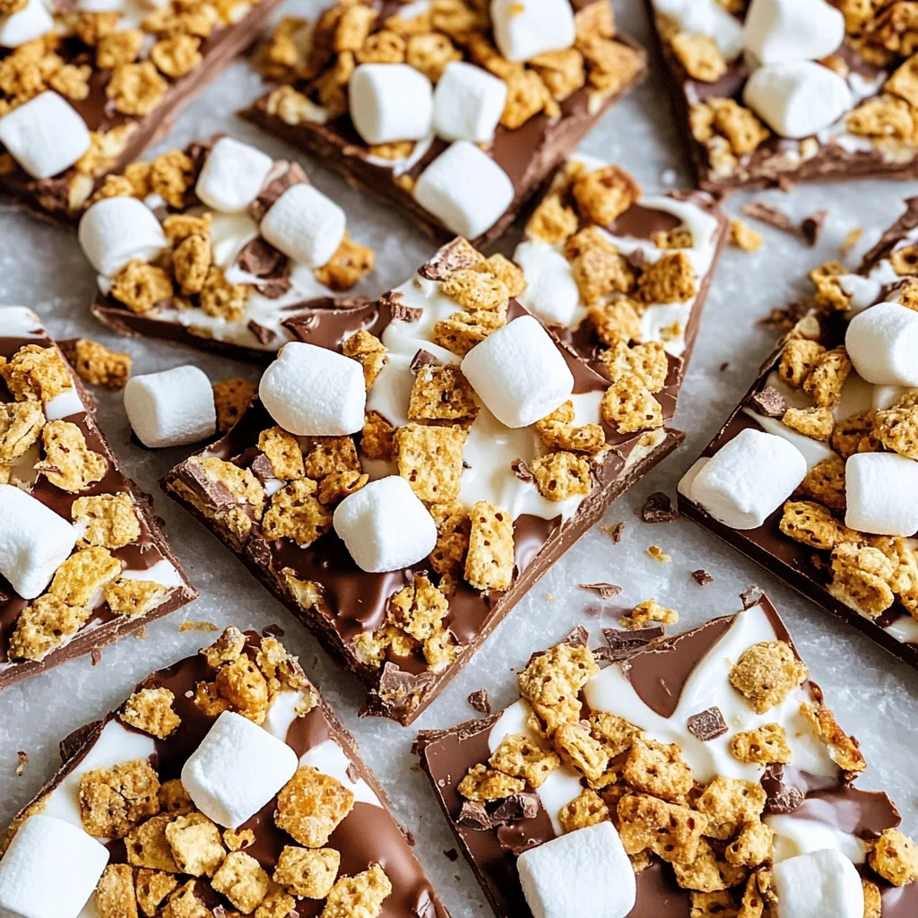 S’mores Bark With Golden Grahams