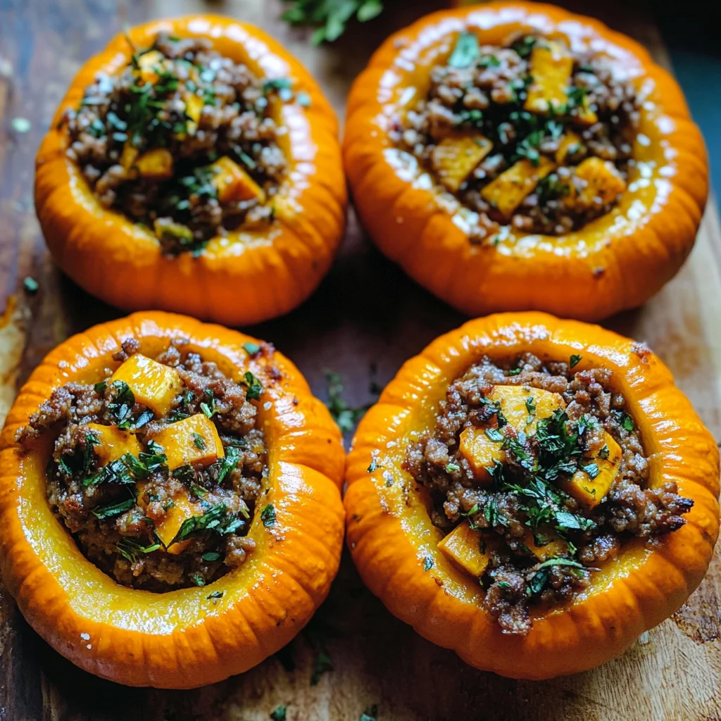 Stuffed Mini Pumpkins Recipe