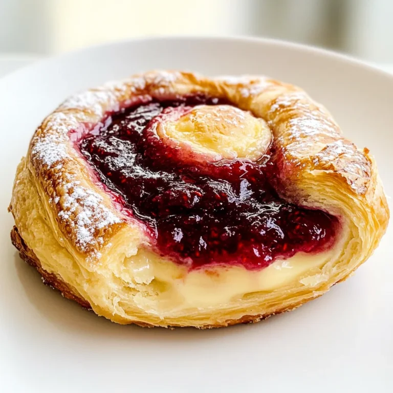 Sugar Raspberry Danish Bun