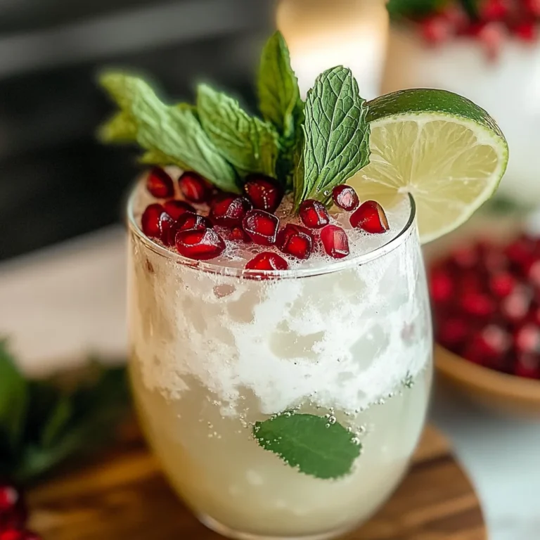 White Christmas Mojitos