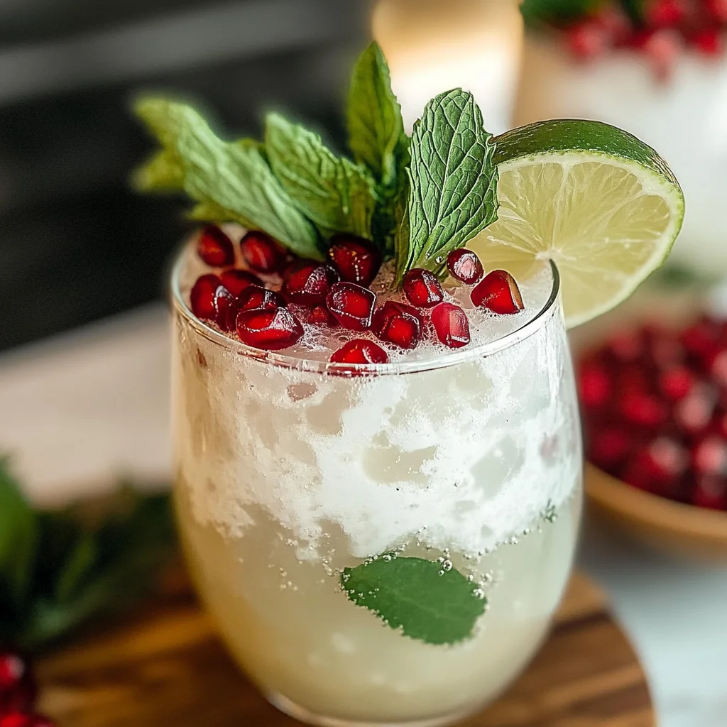 White Christmas Mojitos
