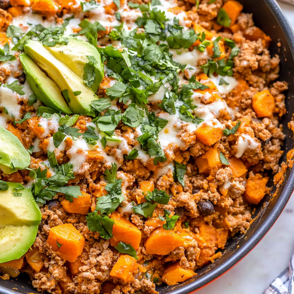 Ground Turkey Sweet Potato Casserole