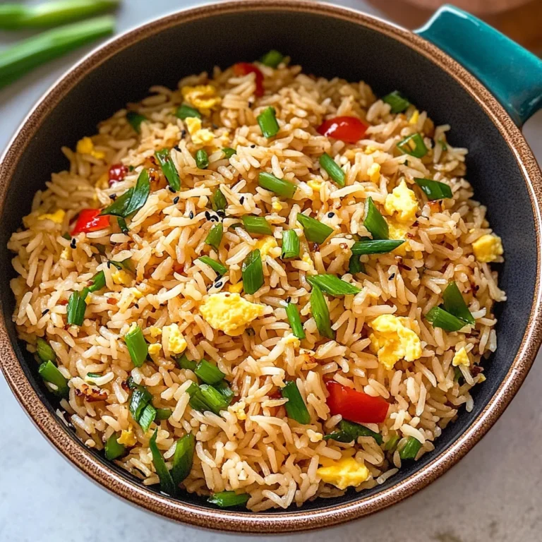 10 min. Easy Egg Fried Rice (only 6 ingredients!)