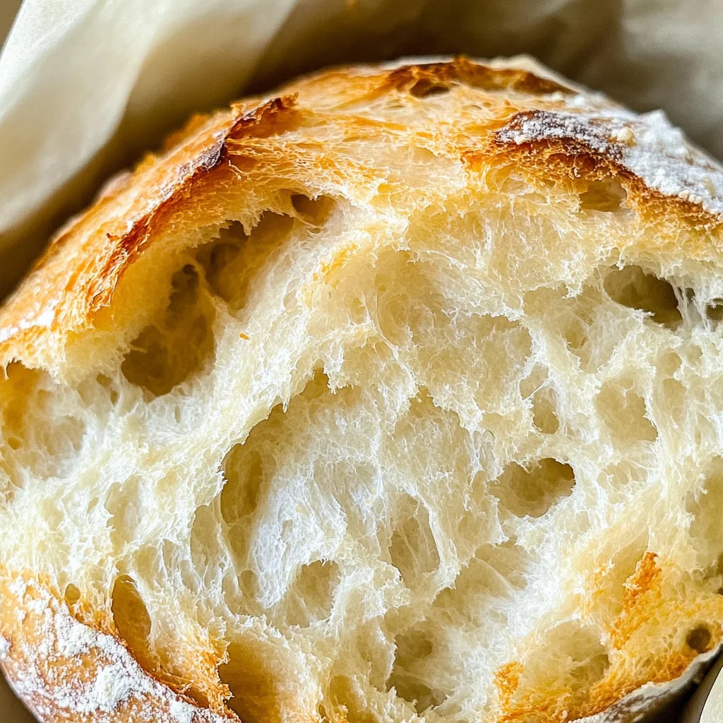 2 Hour No Knead Bread