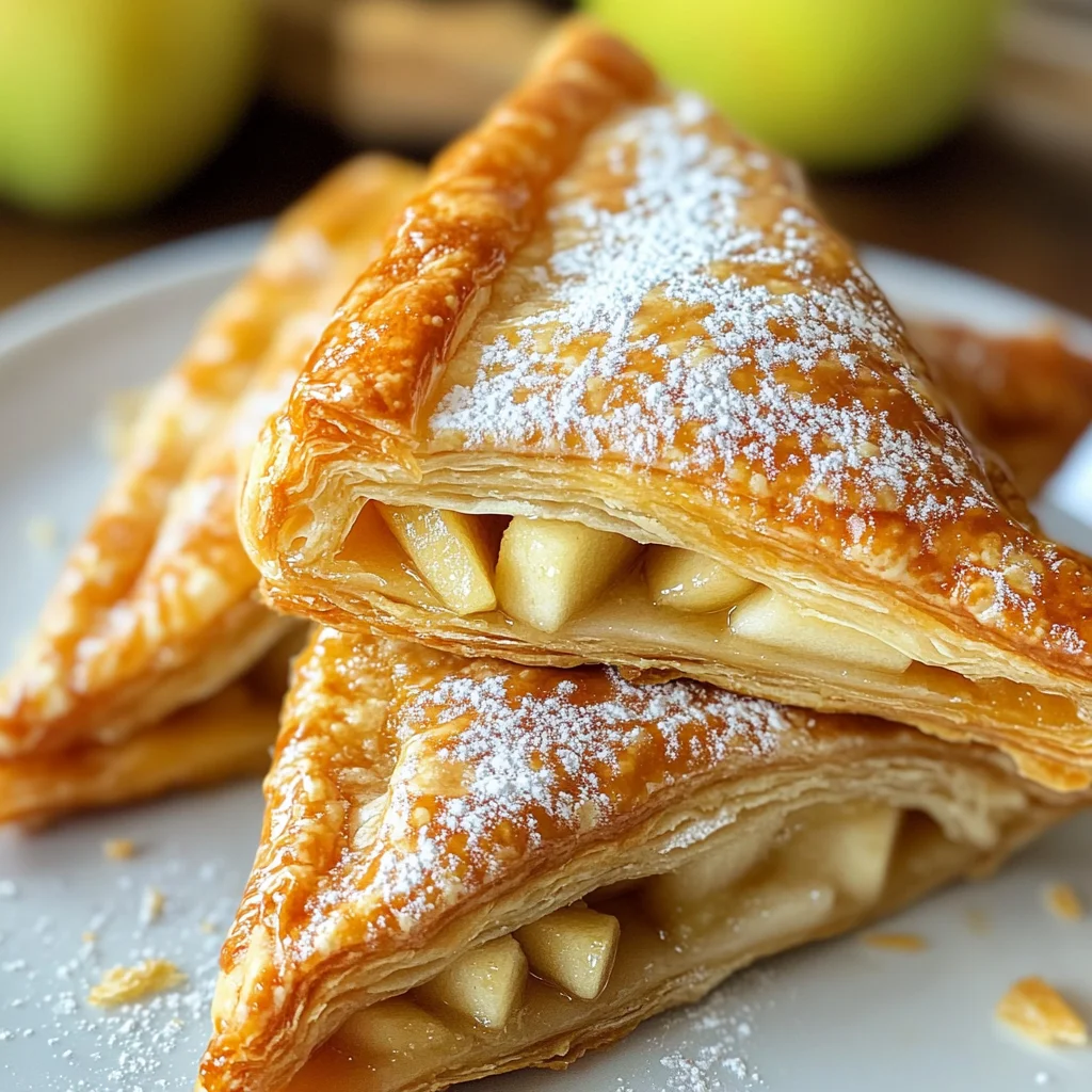 Apple Puff Pastry Turnovers