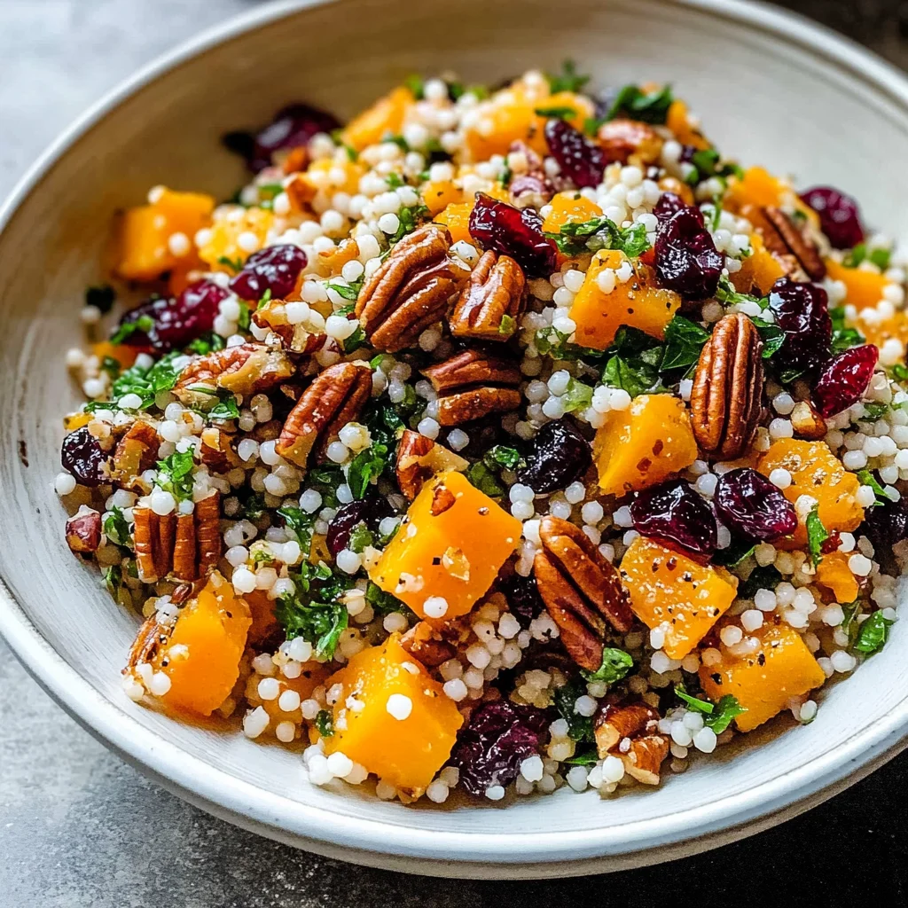 Autumn Pearl Couscous Salad
