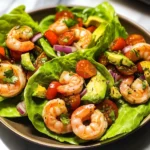 Avocado & Shrimp Lettuce Wraps