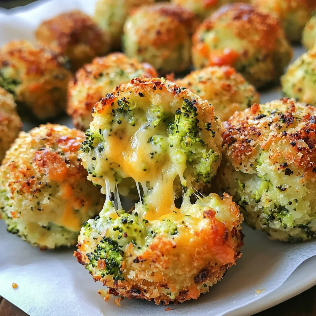 Baked Broccoli Cheese Balls