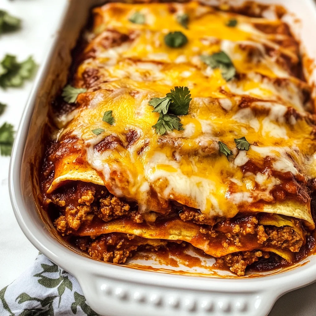 Beef Enchilada Casserole