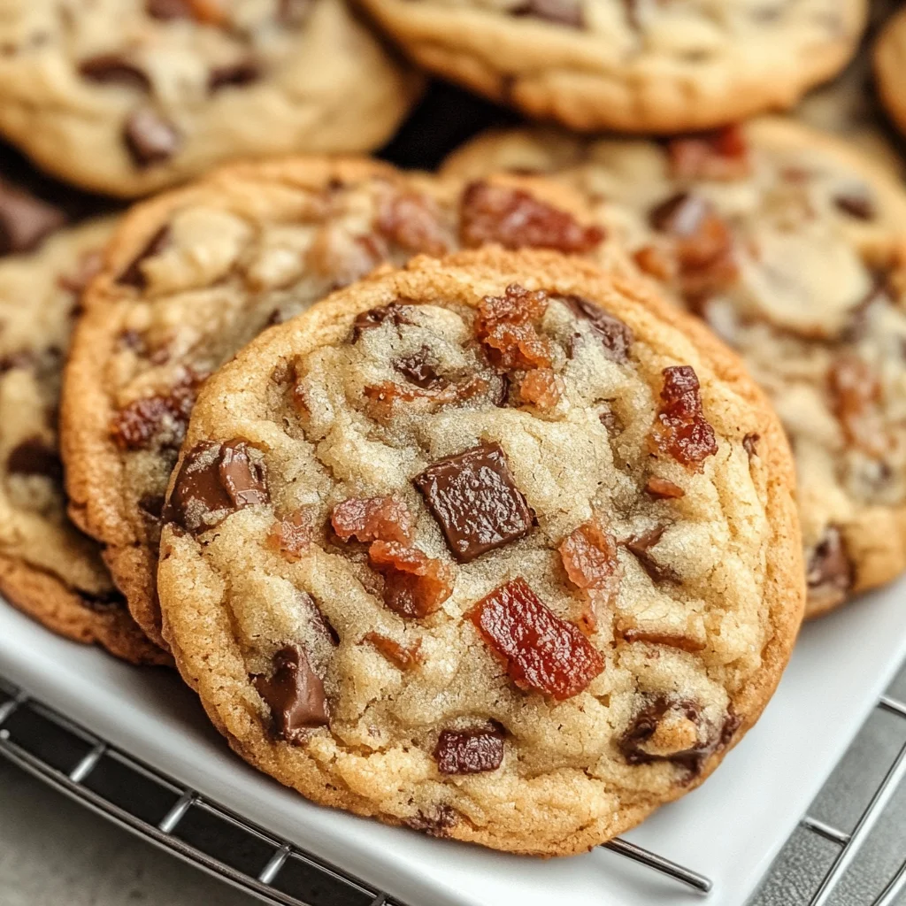 Bourbon Bacon Chocolate Chunk Cookies