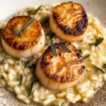 Brown Butter Scallops with Parmesan Risotto: A Luxurious Culinary Delight