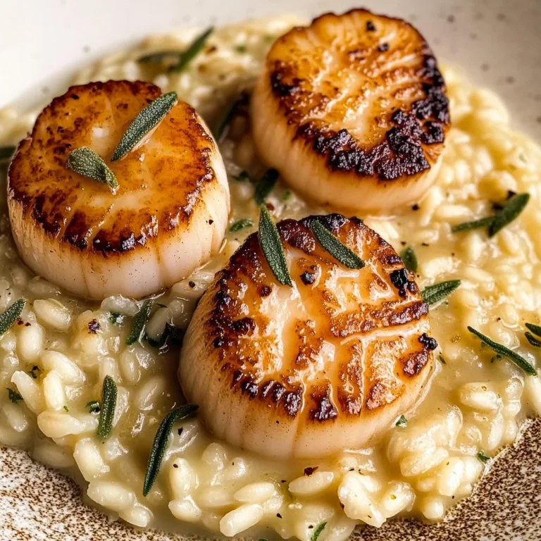 Brown Butter Scallops with Parmesan Risotto: A Luxurious Culinary Delight