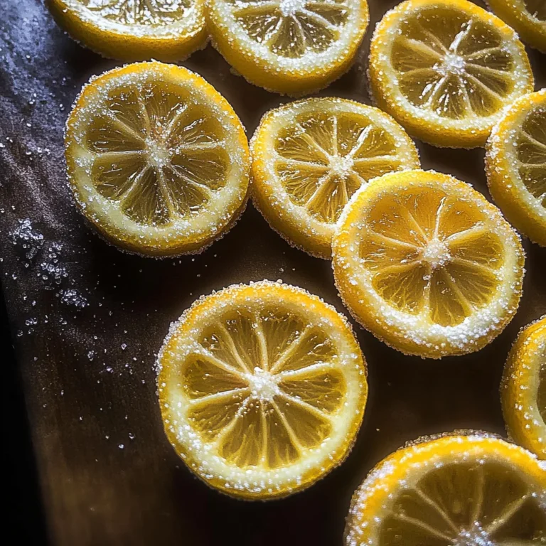 Candied Lemon Slices