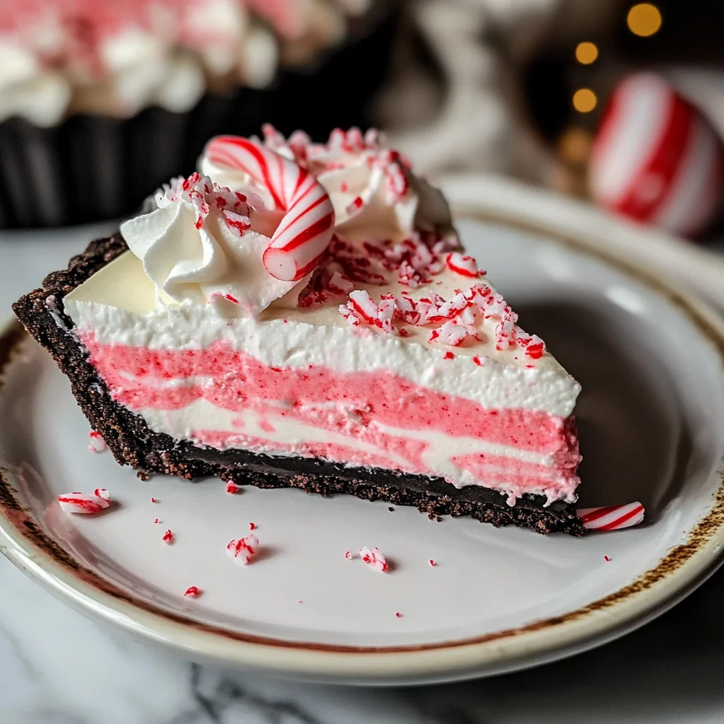 Candy Cane Pie