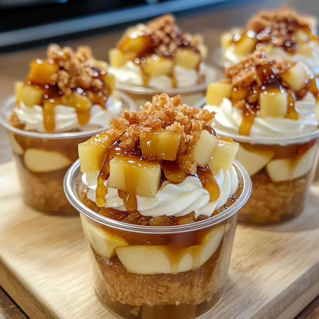 Caramel Apple Dessert Cups