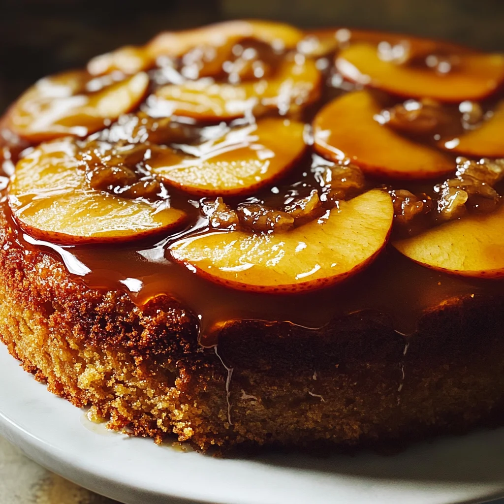 Caramel Apple Upside-Down Cake