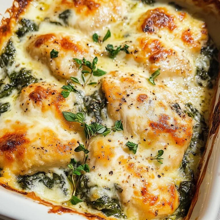 Chicken and Spinach Casserole with Cream Cheese
