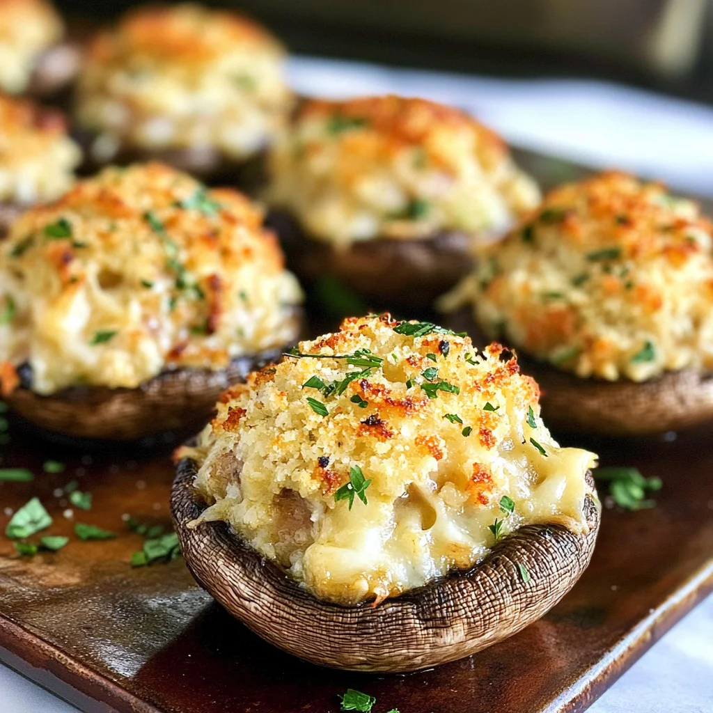 Crab Stuffed Mushrooms Recipe