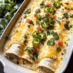 Creamy White Chicken Enchiladas