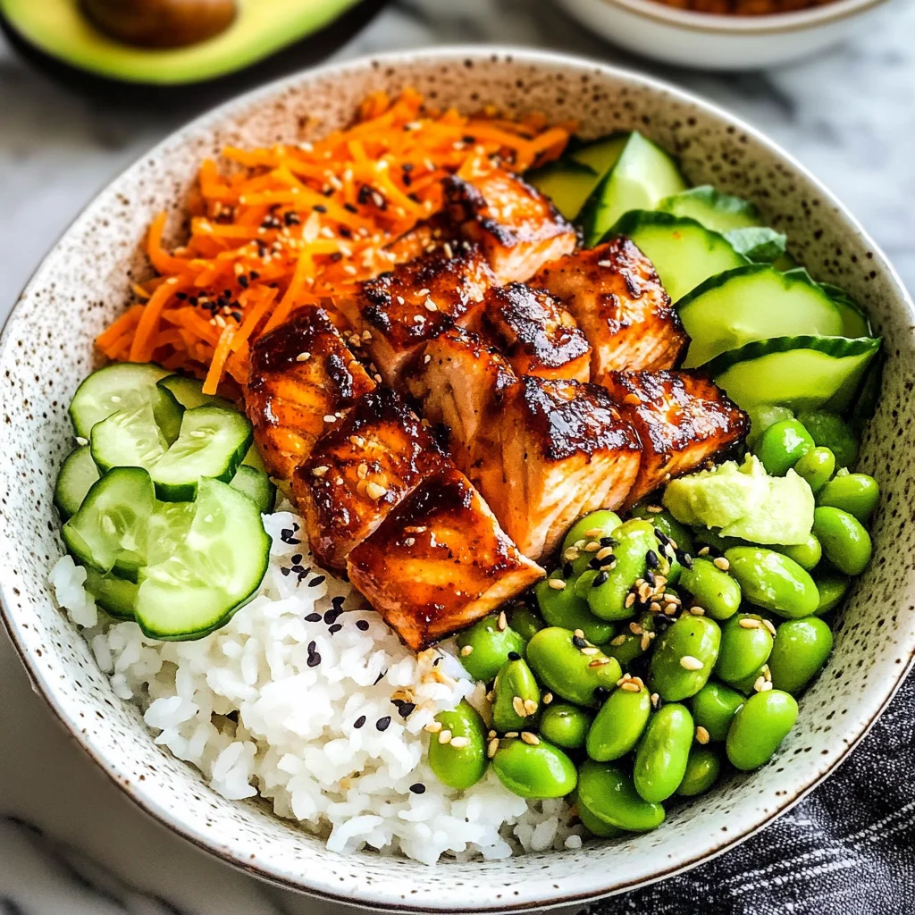 Crispy Salmon and Rice Bowl