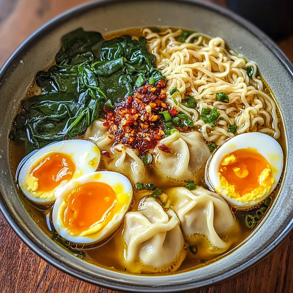 Dumpling Ramen Bowl