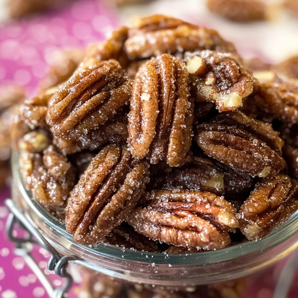 Easy Candied Pecans Recipe