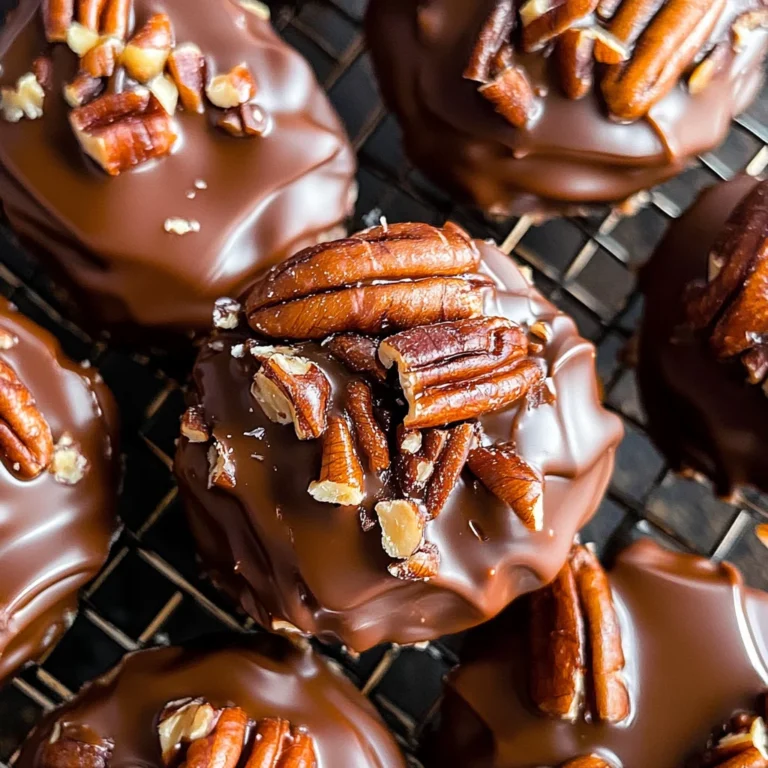 Easy Christmas Pecan Turtles