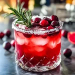 Festive Christmas Cranberry Margarita
