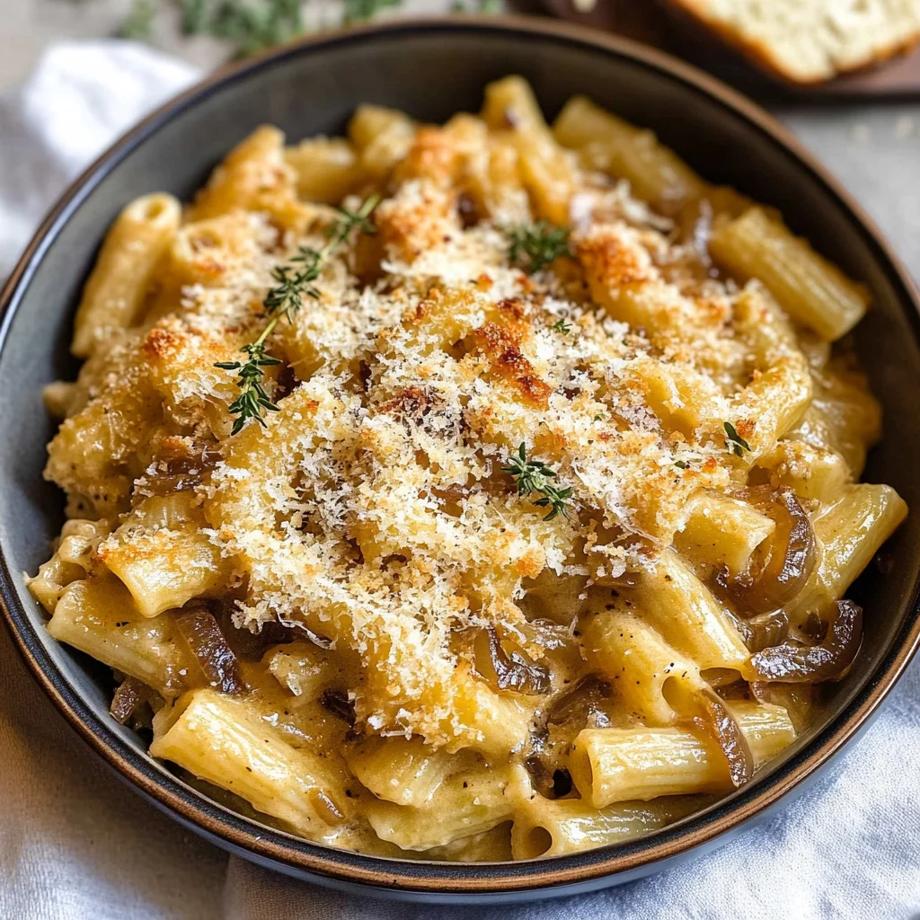 French Onion Soup Pasta Recipe