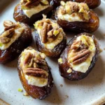Honey-Cinnamon Cream Cheese Stuffed Dates